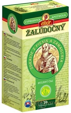 AGROKARPATY Cypriána, žaludeční bylinný čaj, čistý přírodní produkt, 20x2 g (40 g)