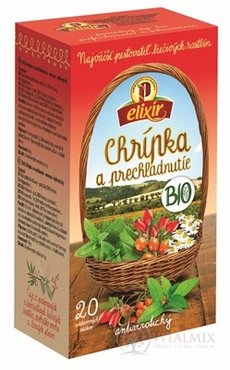 AGROKARPATY elixír BIO Chřipka a nachlazení ovocně - bylinný čaj v nálevových sáčcích 20x2 g (40 g)