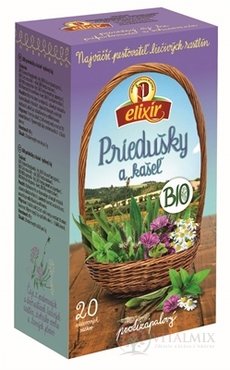 AGROKARPATY elixír BIO Průdušky a kašel bylinný čaj v nálevových sáčcích 20x2 g (40 g)