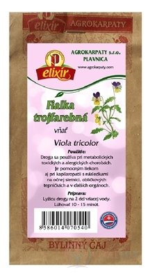 AGROKARPATY Violka trojbarevná nať bylinný čaj 1x30 g