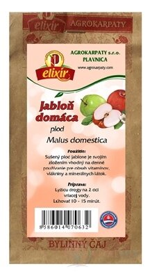 AGROKARPATY JABLOŇ DOMÁCÍ plod bylinný čaj 1x50 g