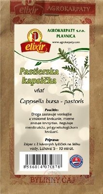 AGROKARPATY PASTÍŘSKÁ KAPSIČKA nať bylinný čaj 1x30 g