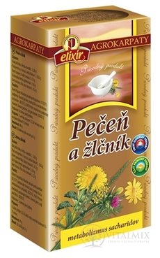AGROKARPATY JÁTRA a žlučník bylinný čaj, čistý přírodní produkt, 20x2 g (40 g)