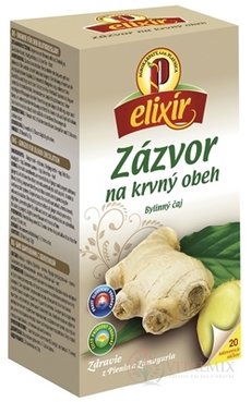 AGROKARPATY ZÁZVOR na krevní oběh bylinný čaj, balené sáčky, 20x1,5 g (30 g)