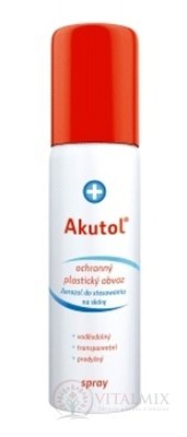 Akutol spray plastický obvaz ochranný, sprej s hnacím plynem, 1x60 ml