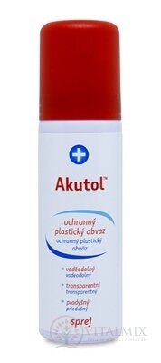 Akutol spray plastický obvaz ochranný, sprej s hnacím plynem, 1x60 ml