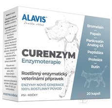 ALAVIS CURENZYM ENZYMOTERAPIE cps pro psy a kočky 1x20 ks