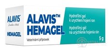 ALAVIS HEMAGEL veterinární hydrofilní gel na rány 1x5 g