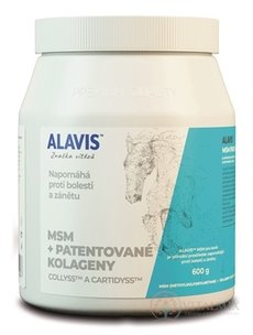 ALAVIS MSM + PATENTOVANÉ KOLAGENY prášek (pro koně) 1x600 g