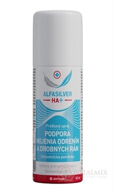 ALFASILVER HA+ sprej v prášku na ošetření ran 1x50 ml