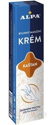 ALPA KRÉM KAŠTAN bylinný masážní 1x40 g