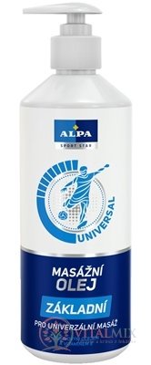 ALPA masážní olej základní 1x500 ml