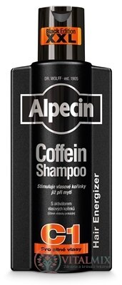ALPECIN Coffein Shampoo C1 Black Edition kofeinový šampon proti vypadávání vlasů 1x375 ml