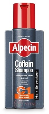 ALPECIN Hair Energizer Coffein Shampoo C1 kofeinový šampon proti vypadávání vlasů 1x250 ml