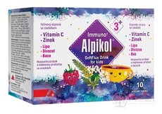 Alpikol SoftFlux Drink for kids prášek pro přípravu nápoje, příchuť malina, sáčky 1x10 ks