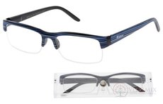 American Way brýle na čtení Etue modré s pruhy +3.50 + pouzdro, 1x1 set