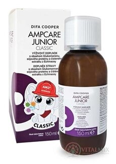 AMPCARE JUNIOR CLASSIC sirup (inov.2025) 1x150 ml