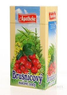 APOTHEKE brusinková ČAJ NA MOČOVÉ CESTY 20x1,5 g (30 g)