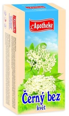 APOTHEKE čaj ČERNÝ BEZ KVĚT 20x1,5 g (30 g)