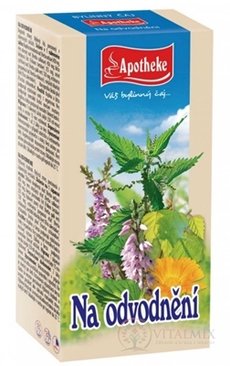 APOTHEKE ČAJ NA ODVODNĚNÍ bylinná směs v nálevových sáčcích 20x1,5 g (30 g)