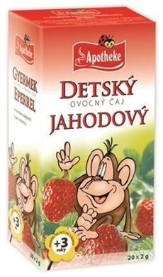 APOTHEKE DĚTSKÝ OVOCNÝ ČAJ JAHODOVÝ (vhodné pro děti od 3 let) 20x2 g (40 g)