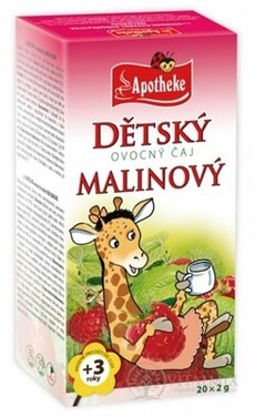 APOTHEKE DĚTSKÝ OVOCNÝ ČAJ MALINOVÝ (vhodné pro děti od 3 let) 20x2 g (40 g)