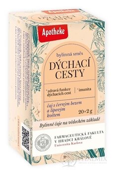 APOTHEKE FARMA DÝCHACÍ CESTY bylinná směs, čaj v nálevových sáčcích 20x2 g (40 g)
