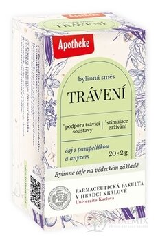 APOTHEKE FARMA TRÁVENÍ bylinná směs, čaj v nálevových sáčcích 20x2 g (40 g)