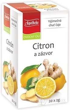 APOTHEKE PREMIER SELECTION ČAJ CITRON A ZÁZVOR 20x2 g (40 g)