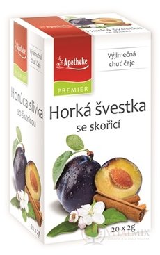 APOTHEKE PREMIER SELECTION ČAJ Horká švestka se skořicí 20x2 g (40 g)