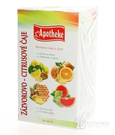 APOTHEKE PREMIER SELECTION ČAJ ZÁZVOR-CITRUS SMĚS 20x2 g (40 g)