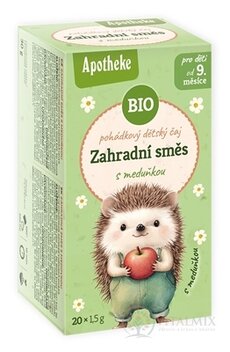 APOTHEKE ROZPRÁVKA Zahradní směs s meduňkou BIO ovocný čaj, dětský (od ukončeného 9. měsíce) 20x1,5 g (30 g)