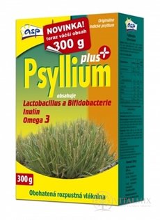 DIMIC Psyllium PLUS obohacena rozpustná vláknina, s laktobacily a bifidobakteriemi, 1x300 g