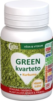 Astin GREEN kvarteto + Kurkuma tbl 1x180 ks