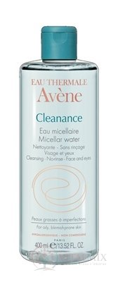 AVENE Cleanance EAU Micellaire micelární voda pro mastnou a aknózní pleť 1x400 ml