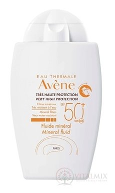 AVENE FLUIDE MINÉRAL SPF50+ minerální fluid (velmi vysoká ochrana) 1x40 ml