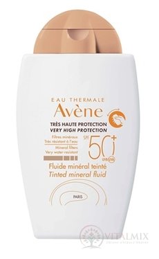 AVENE FLUIDE MINÉRAL TEINTÉ SPF50+ tónovací minerální fluid (velmi vysoká ochrana) 1x40 ml