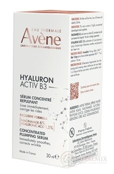 AVENE HYALURON ACTIV B3 Sérum koncentrované vyhlazující 1x30 ml