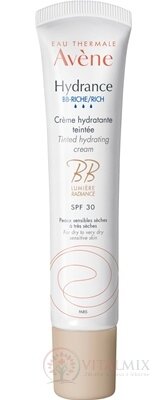 AVENE HYDRANCE BB RICHE CRÈME TEINTÈE hydratační krém SPF 30, 1x40 ml