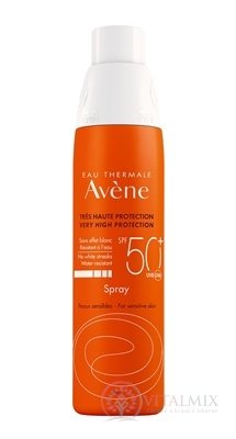 AVENE SPRAY SPF50 + (inů. 2019) sprej velmi vysoká ochrana citlivé kůže 1x200 ml