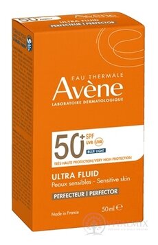 AVENE SUN ULTRA FLUID PERFECTOR SPF 50+ pleť citlivá 1x50 ml