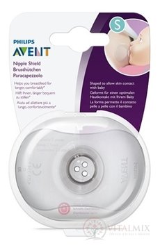 AVENT CHRÁNIČE bradavek S small, se sterilizační krabičkou 1x2 ks