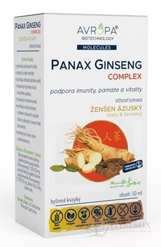 AVROPA PANAX GINSENG Complex bylinné kapky 1x50 ml