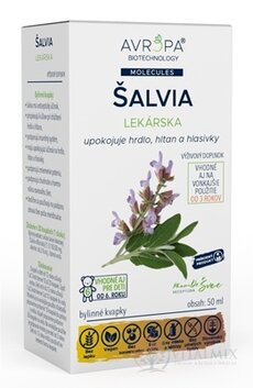 AVROPA ŠALVÍ LÉKAŘSKÁ bylinné kapky 1x50 ml