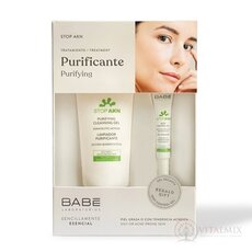 BABÉ AKNÉ Hloubkově čistící gel gel 200 ml + dárek: Vysušující gel na akné 8 ml, 1x1 set