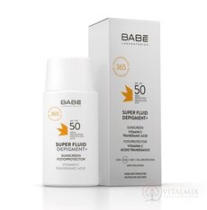 BABÉ SUPER FLUID DEPIGMENT+ SPF50 depigmentační fluid s ochranným faktorem pro všechny typy pleti 1x50 ml