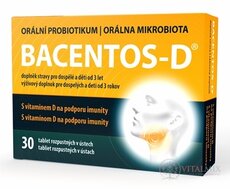 BACENTOS-D tablety rozpustné v ústech 1x30 ks