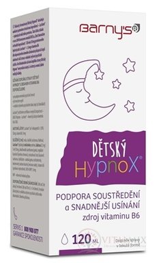 BARNY&#39;S Dětský Hypnox sirup 1x120 ml