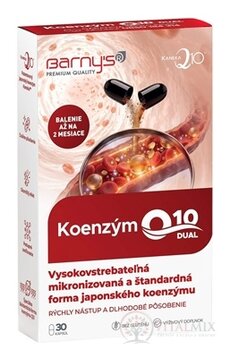 BARNY'S Koenzym Q10 dual 60 mg cps 1x30 ks