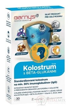 BARNY'S KOLOSTRUM s beta-glukany + dárek cps 1x30 ks + dárek 1ks, 1x1 set